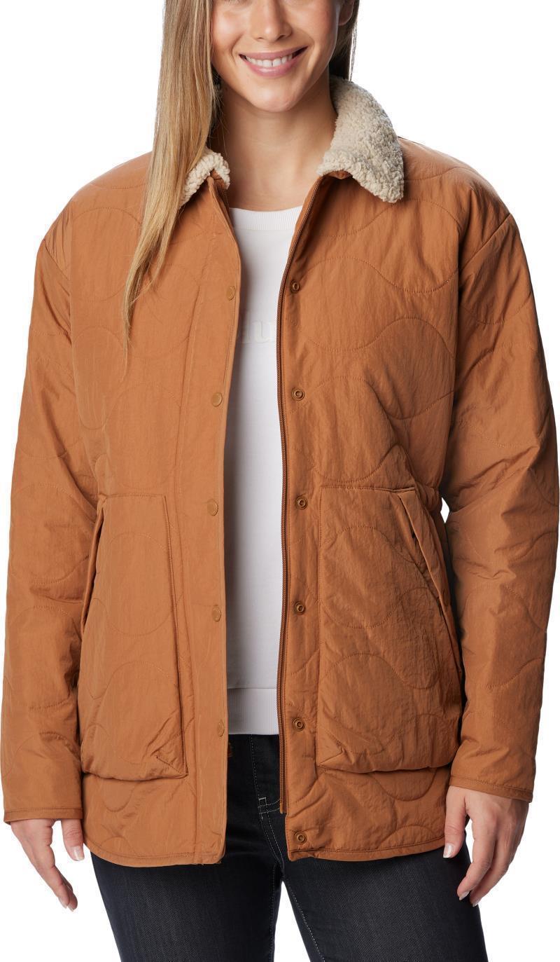 Birchwood Quilted Jacket - Womens - Camel Brown 3