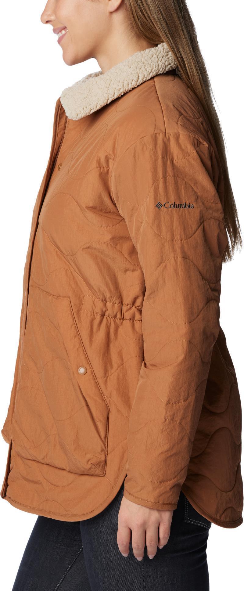 Birchwood Quilted Jacket - Womens - Camel Brown 5