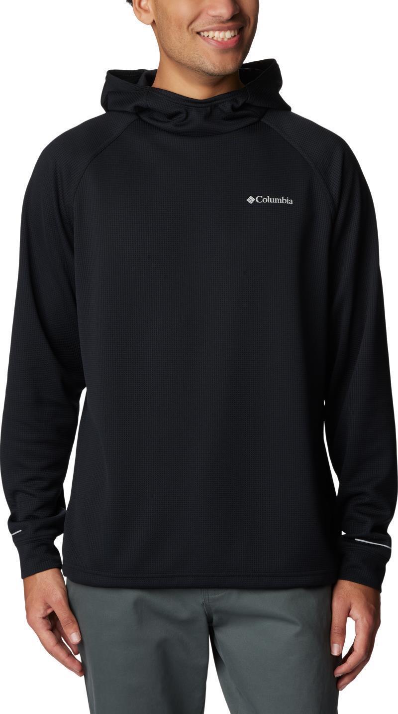 Black Mesa Waffle Knit Hoodie - Mens - Black 1
