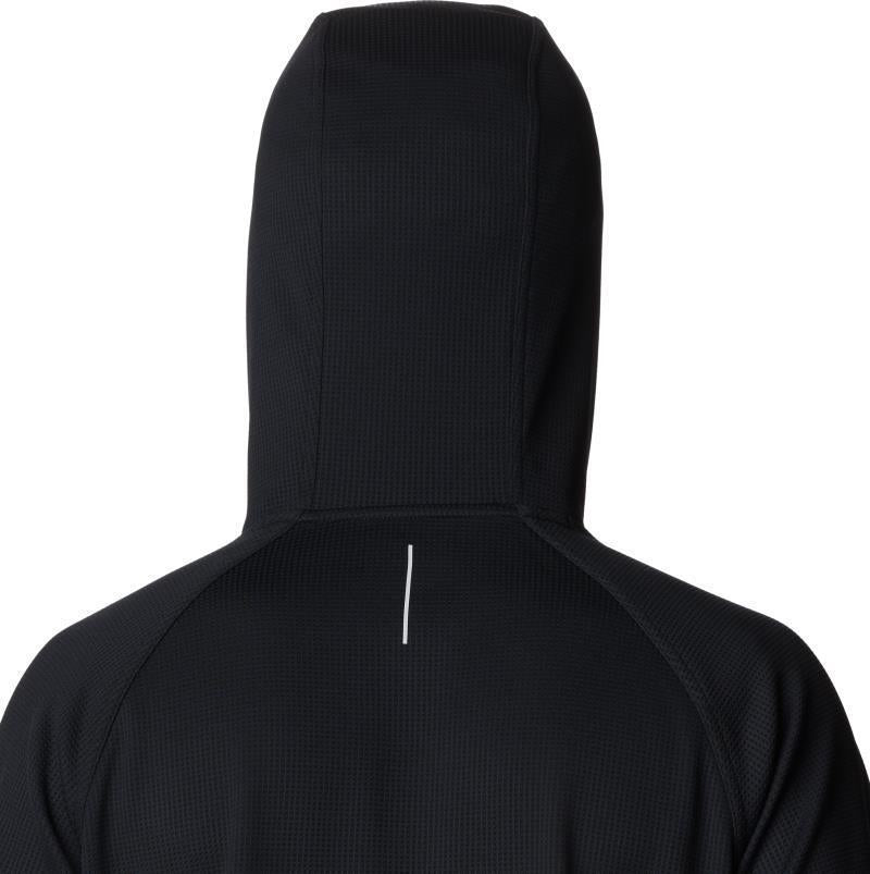 Black Mesa Waffle Knit Hoodie - Mens - Black 5