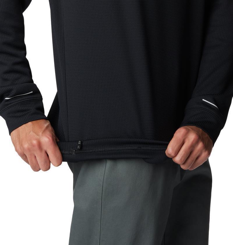 Black Mesa Waffle Knit Hoodie - Mens - Black 6