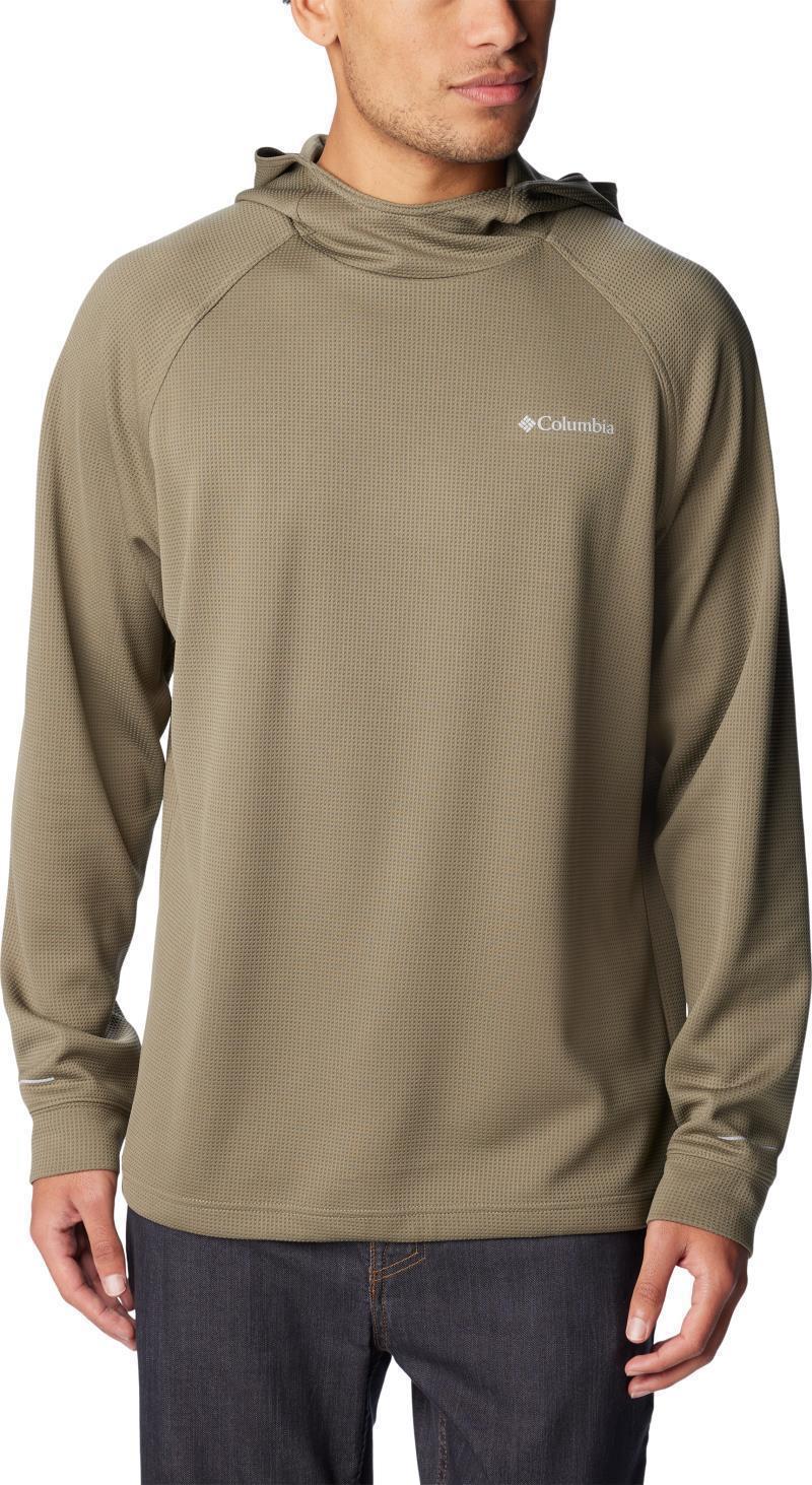 Black Mesa Waffle Knit Hoodie - Mens - Stone Green 1
