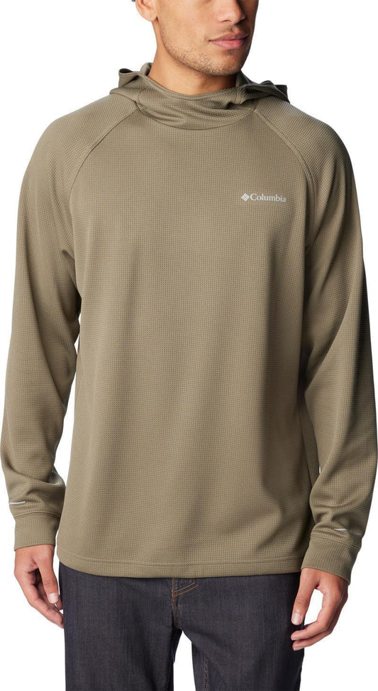 Black Mesa Waffle Knit Hoodie - Mens - Stone Green 1