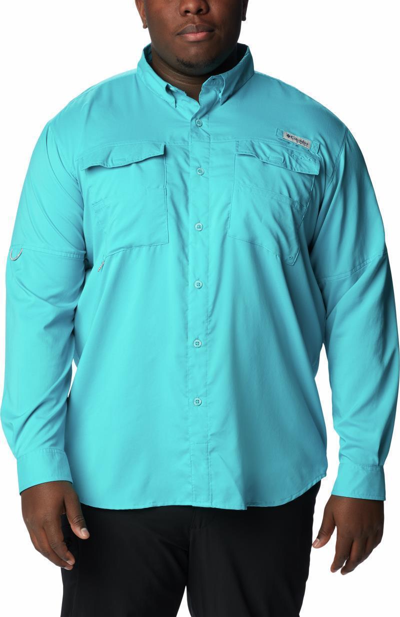 Blood and Guts IV Woven LS - Big - Mens - Ocean Teal 1