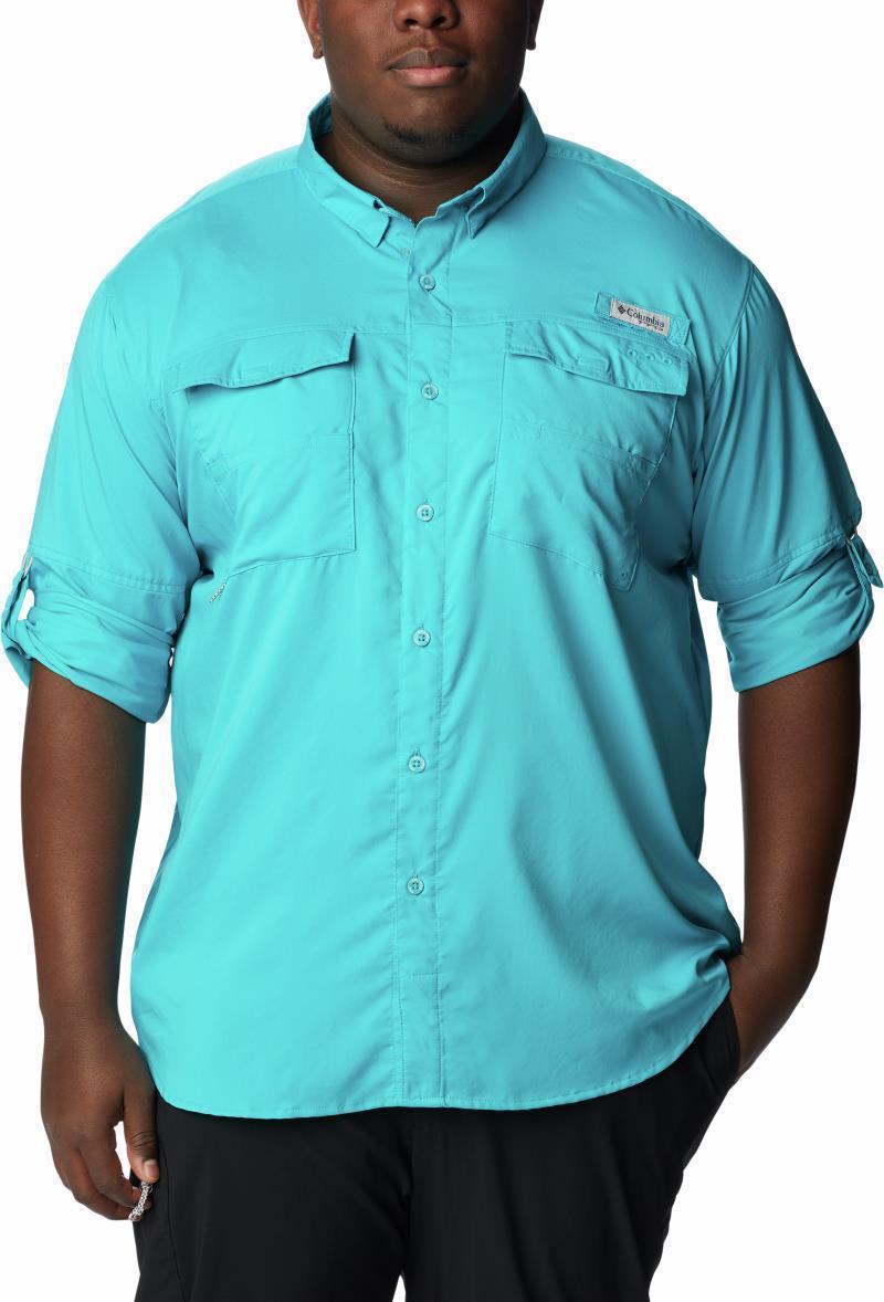 Blood and Guts IV Woven LS - Big - Mens - Ocean Teal 3