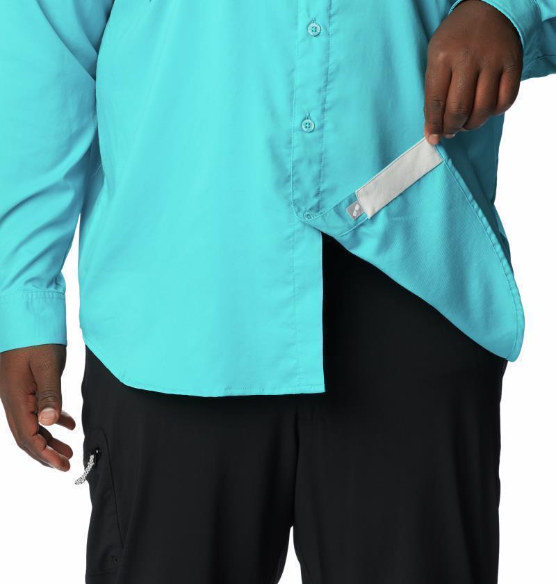 Blood and Guts IV Woven LS - Big - Mens - Ocean Teal 4