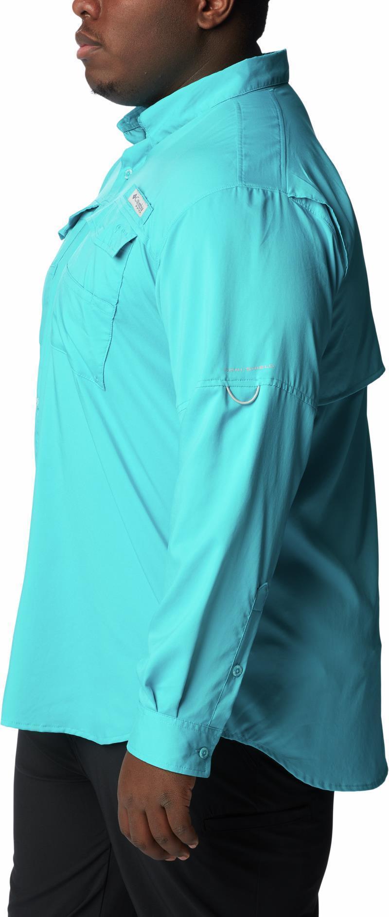 Blood and Guts IV Woven LS - Big - Mens - Ocean Teal 7