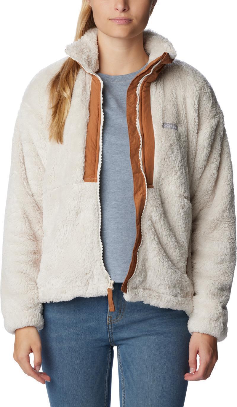 Boundless Discovery Sherpa Full Zip - Womens - Chalk / Camel Brown 3
