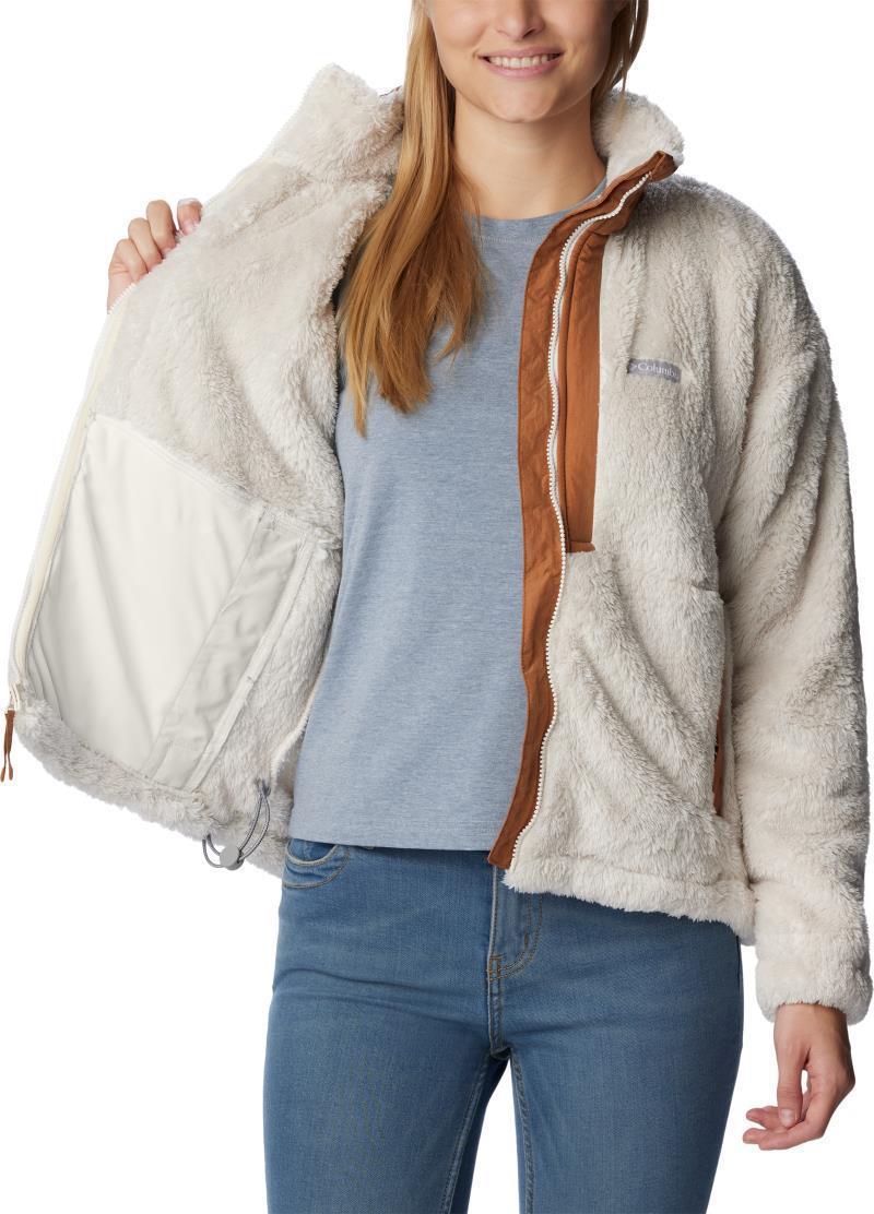 Boundless Discovery Sherpa Full Zip - Womens - Chalk / Camel Brown 4