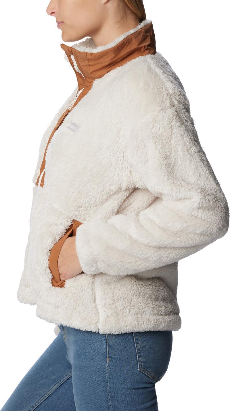 Boundless Discovery Sherpa Full Zip - Womens - Chalk / Camel Brown 5