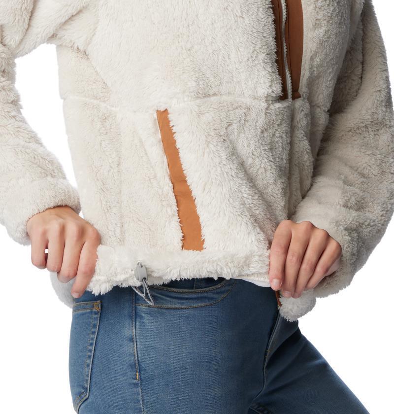 Boundless Discovery Sherpa Full Zip - Womens - Chalk / Camel Brown 7