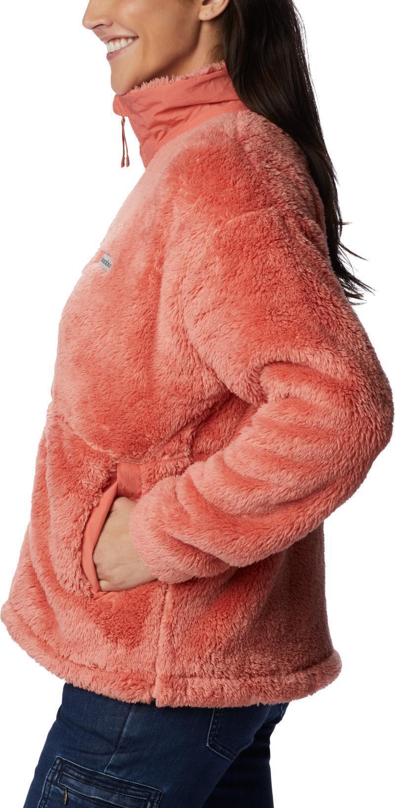 Boundless Discovery Sherpa Full Zip - Womens - Faded Peach 4
