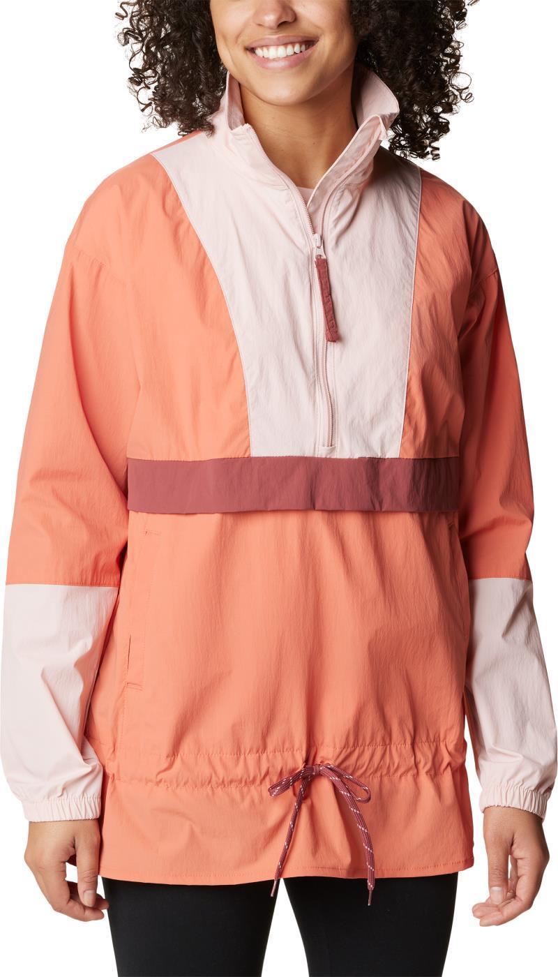 Boundless Trek Anorak - Womens - Faded Peach / Dusty Pink / Beetroot 1