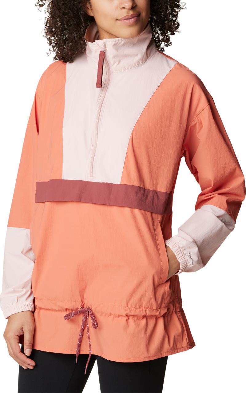 Boundless Trek Anorak - Womens - Faded Peach / Dusty Pink / Beetroot 3