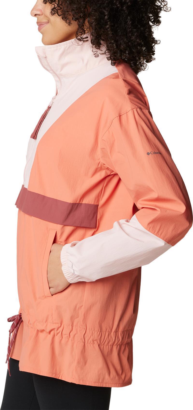 Boundless Trek Anorak - Womens - Faded Peach / Dusty Pink / Beetroot 4