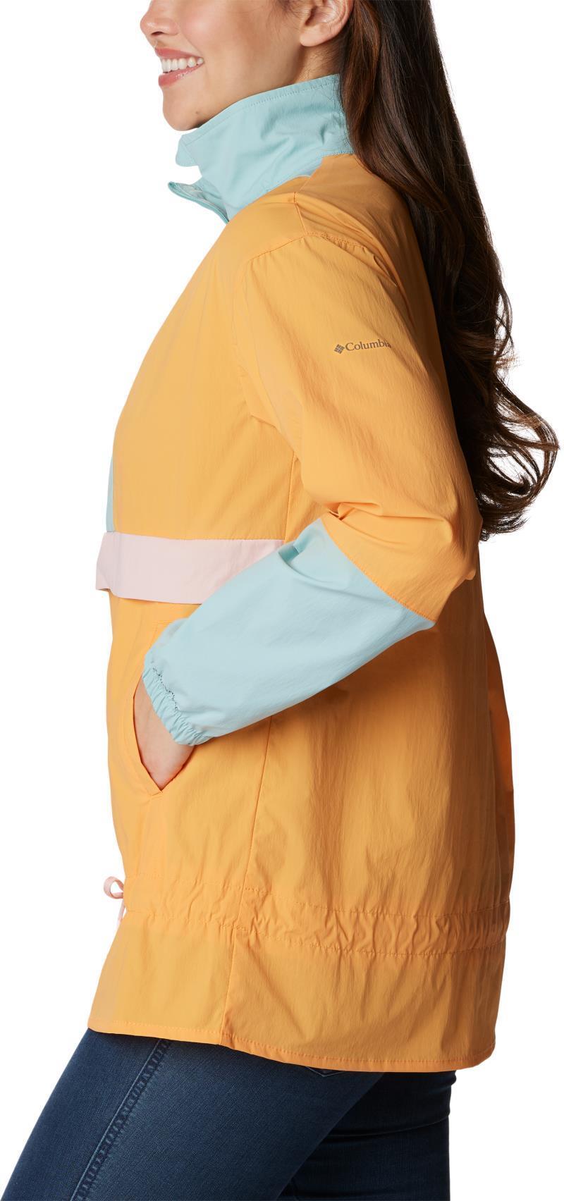 Boundless Trek Anorak - Womens - Sunset Peach / Aqua Haze / Dusty Pink 2
