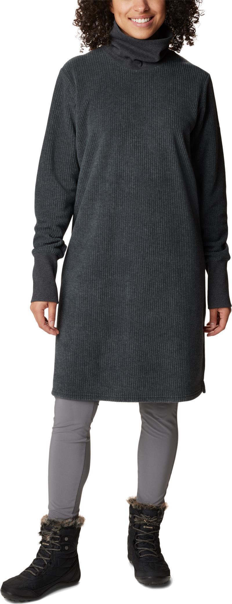 Boundless Trek Fleece Dress - Black 1