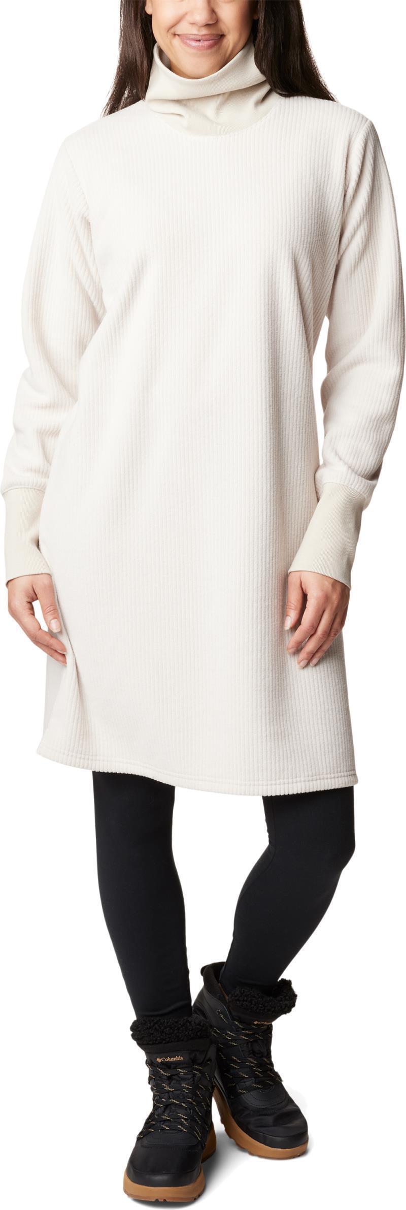 Boundless Trek Fleece Dress - Dark Stone 1