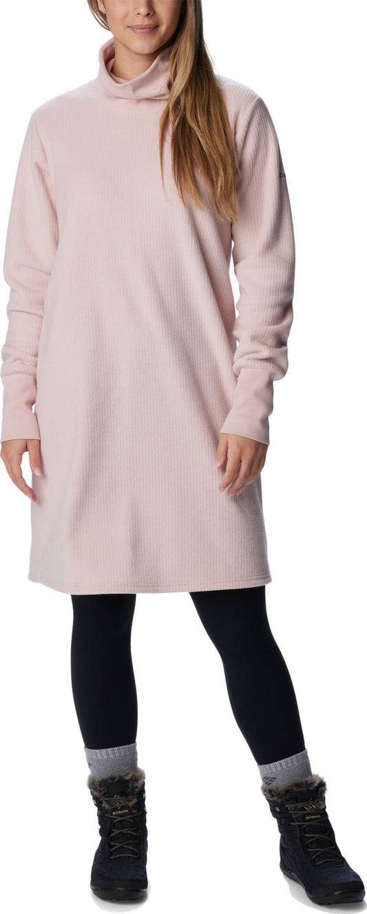 Boundless Trek Fleece Dress - Dusty Pink 1