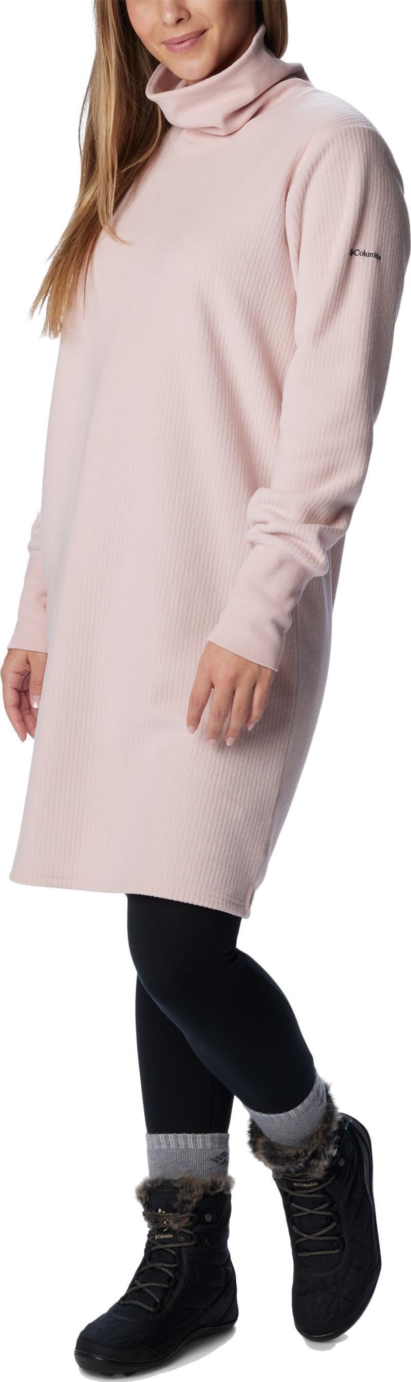 Boundless Trek Fleece Dress - Dusty Pink 3