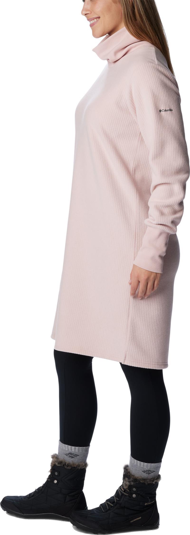 Boundless Trek Fleece Dress - Dusty Pink 4