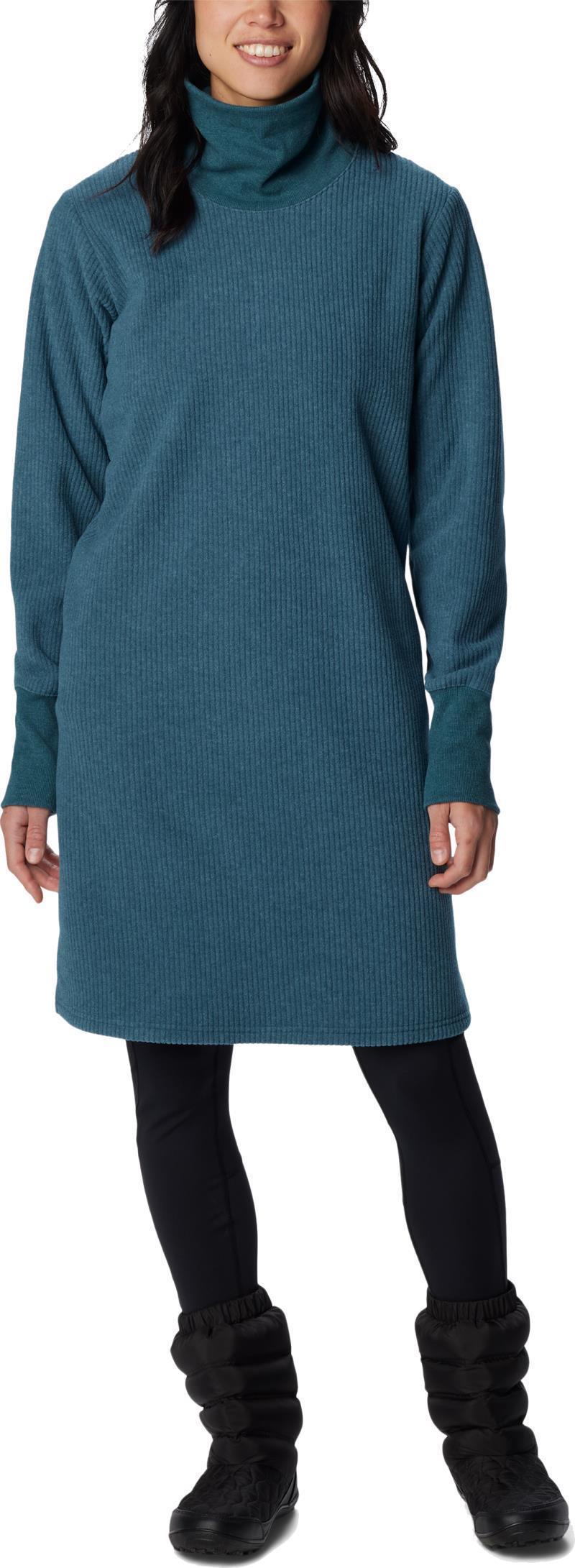 Boundless Trek Fleece Dress - Night Wave 1
