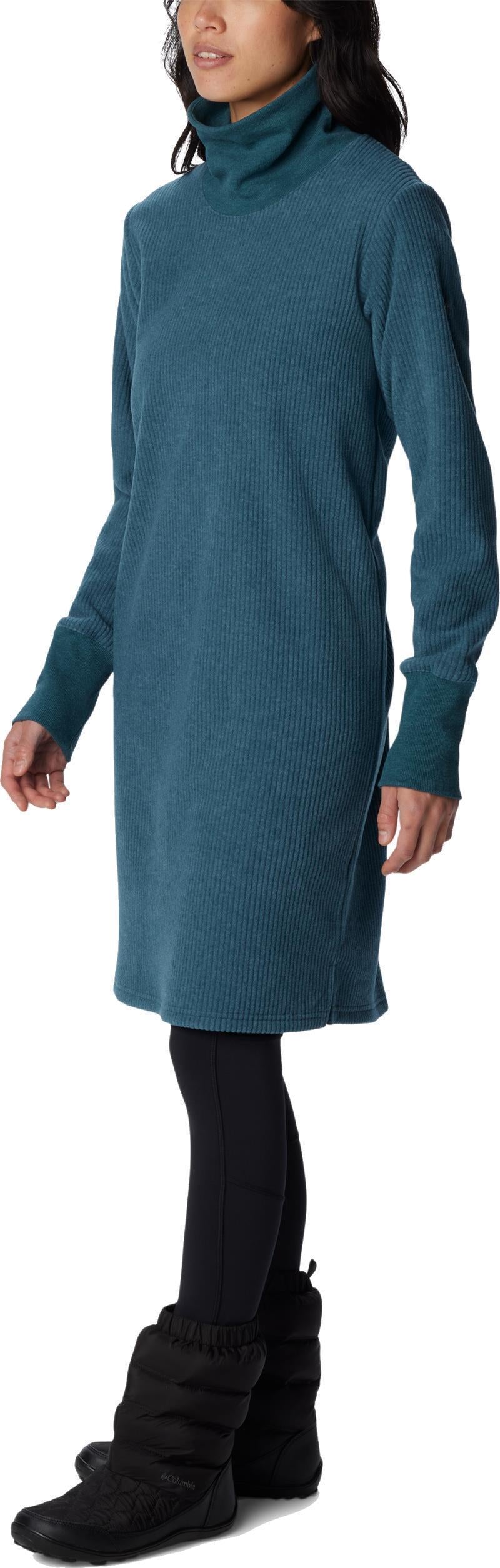 Boundless Trek Fleece Dress - Night Wave 3