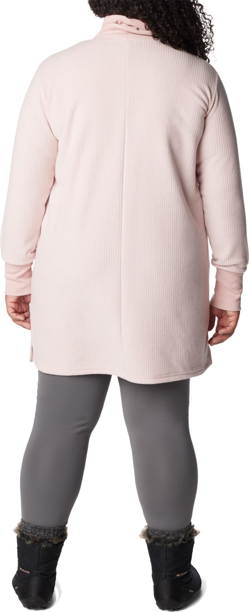Boundless Trek Fleece Dress - Plus - Dusty Pink 2