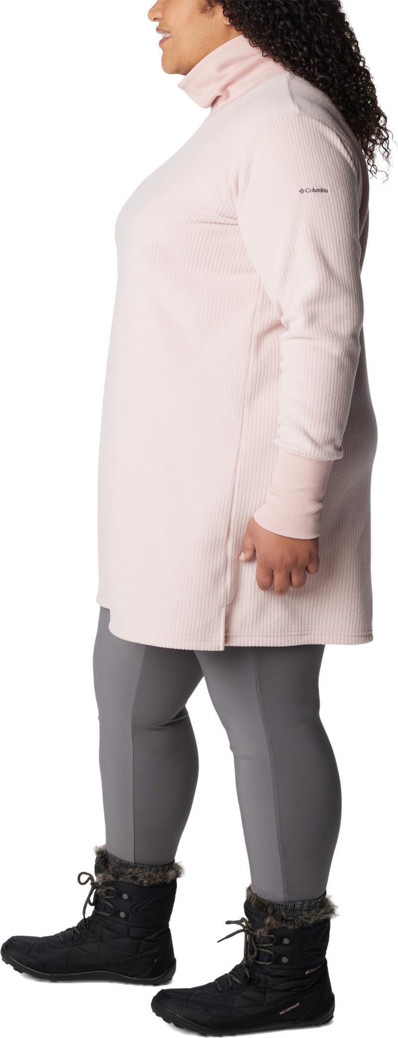 Boundless Trek Fleece Dress - Plus - Dusty Pink 4