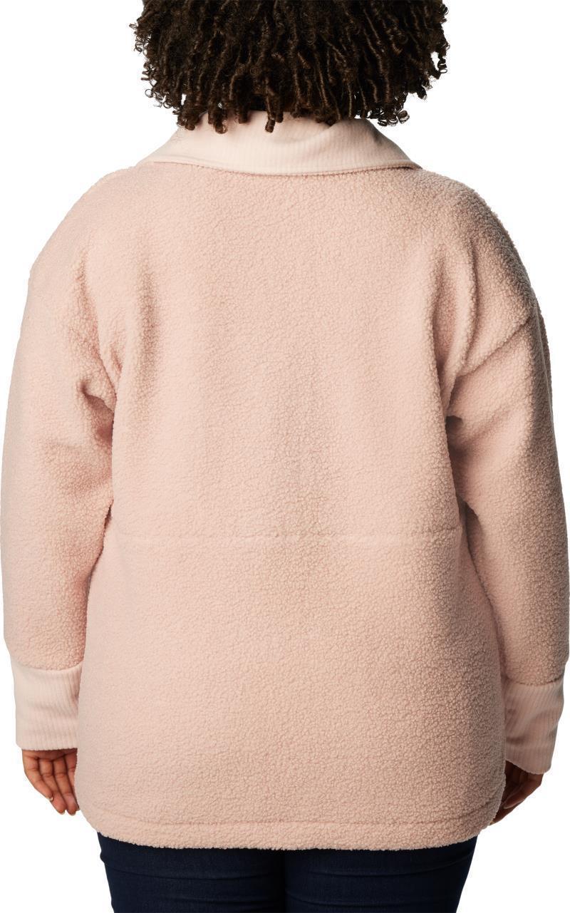 Boundless Trek Fleece Full Zip - Plus - Womens - Dusty Pink 2