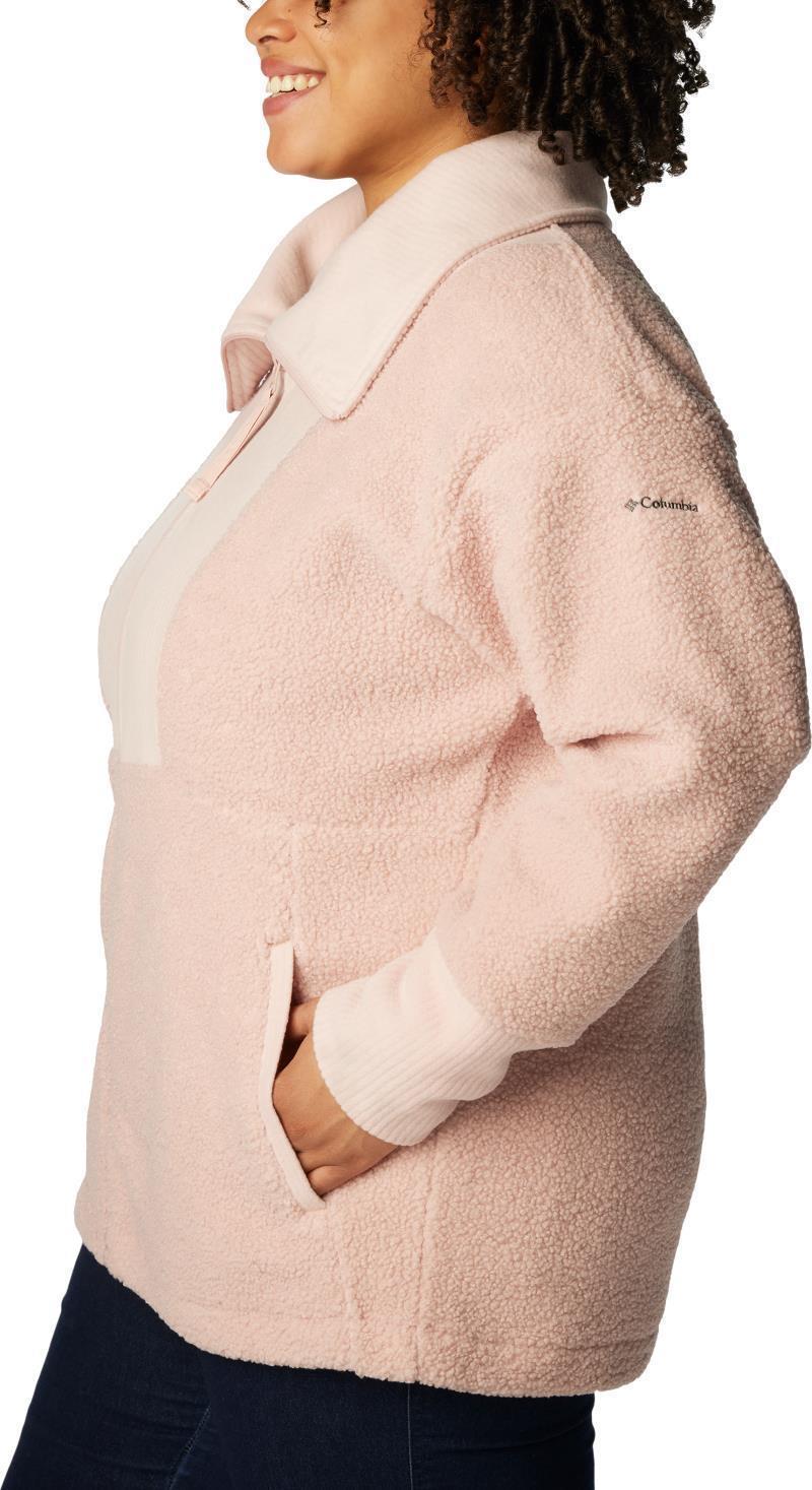 Boundless Trek Fleece Full Zip - Plus - Womens - Dusty Pink 5