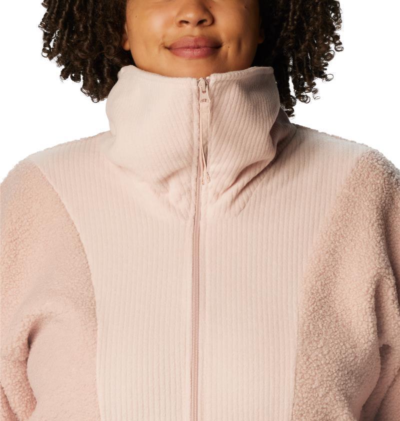 Boundless Trek Fleece Full Zip - Plus - Womens - Dusty Pink 6