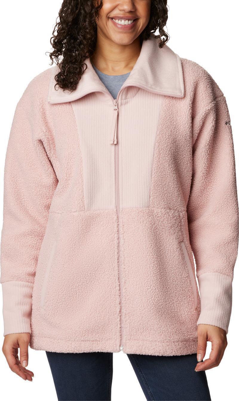 Boundless Trek Fleece Full Zip - Womens - Dusty Pink 1
