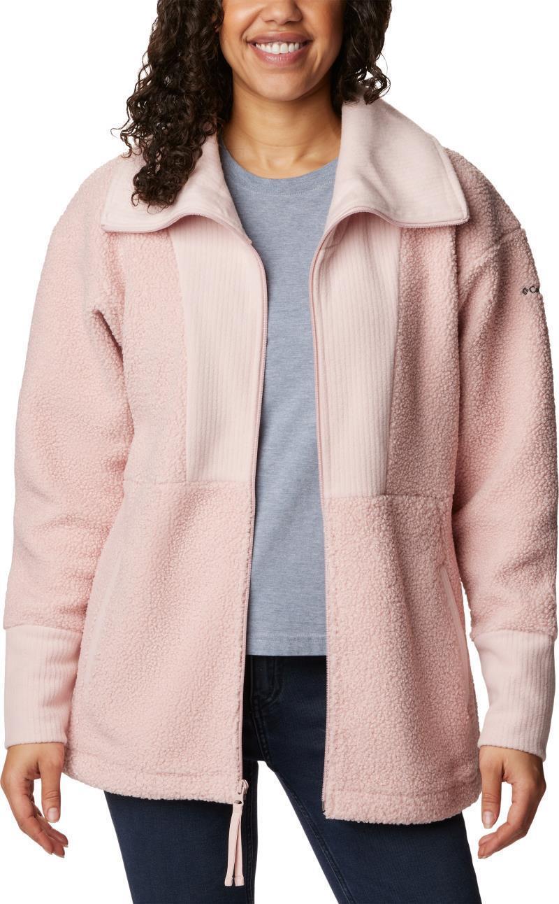 Boundless Trek Fleece Full Zip - Womens - Dusty Pink 3