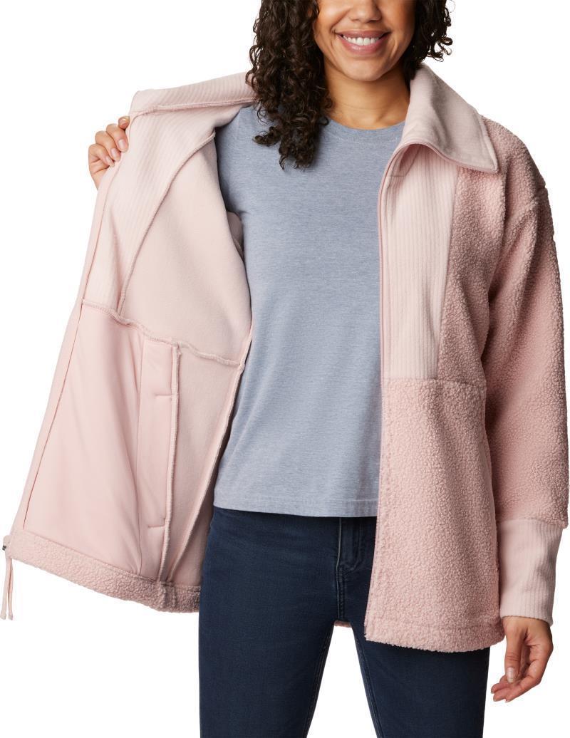 Boundless Trek Fleece Full Zip - Womens - Dusty Pink 4