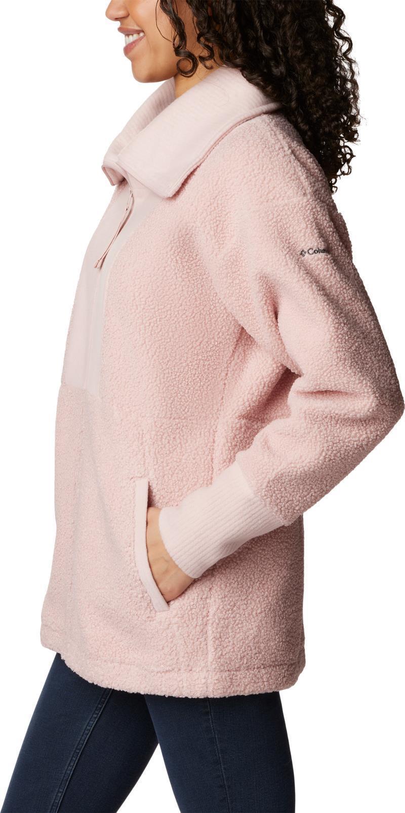 Boundless Trek Fleece Full Zip - Womens - Dusty Pink 5