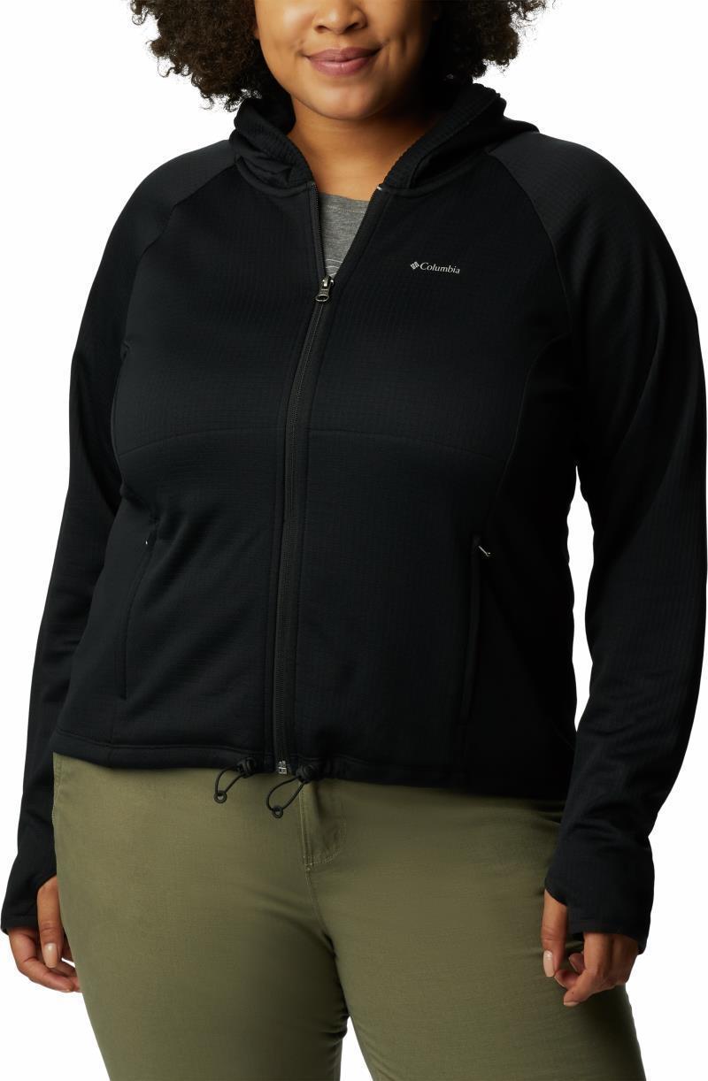 Boundless Trek Grid Fleece - Plus - Womens - Black Heather 1