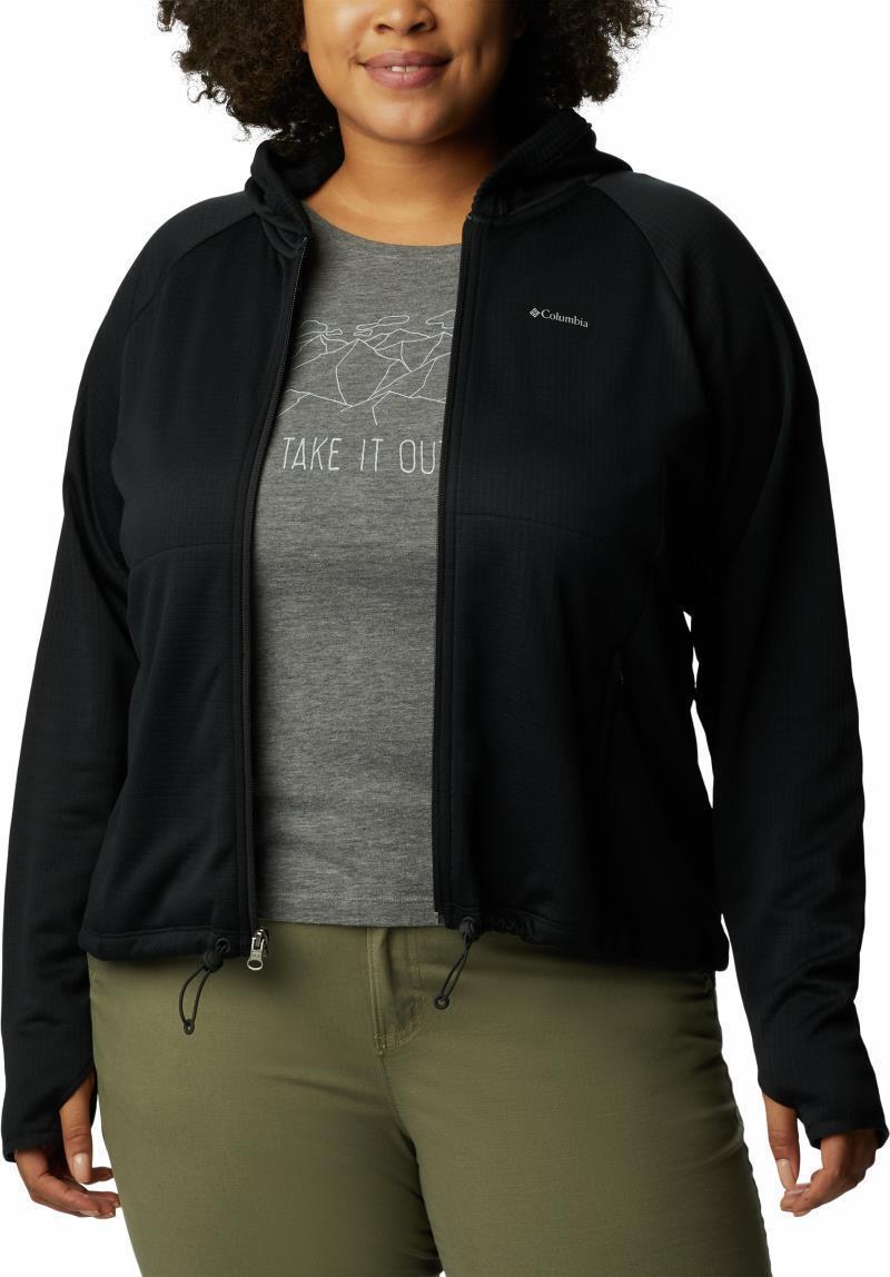 Boundless Trek Grid Fleece - Plus - Womens - Black Heather 3