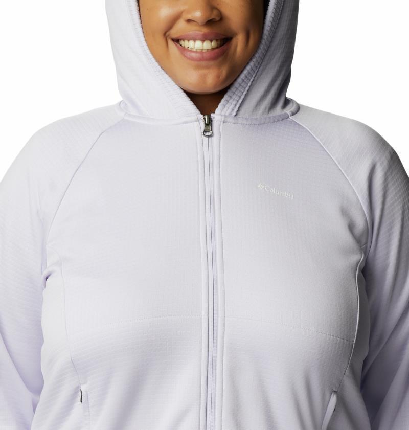 Boundless Trek Grid Fleece - Plus - Womens - Purple Tint Heather 7
