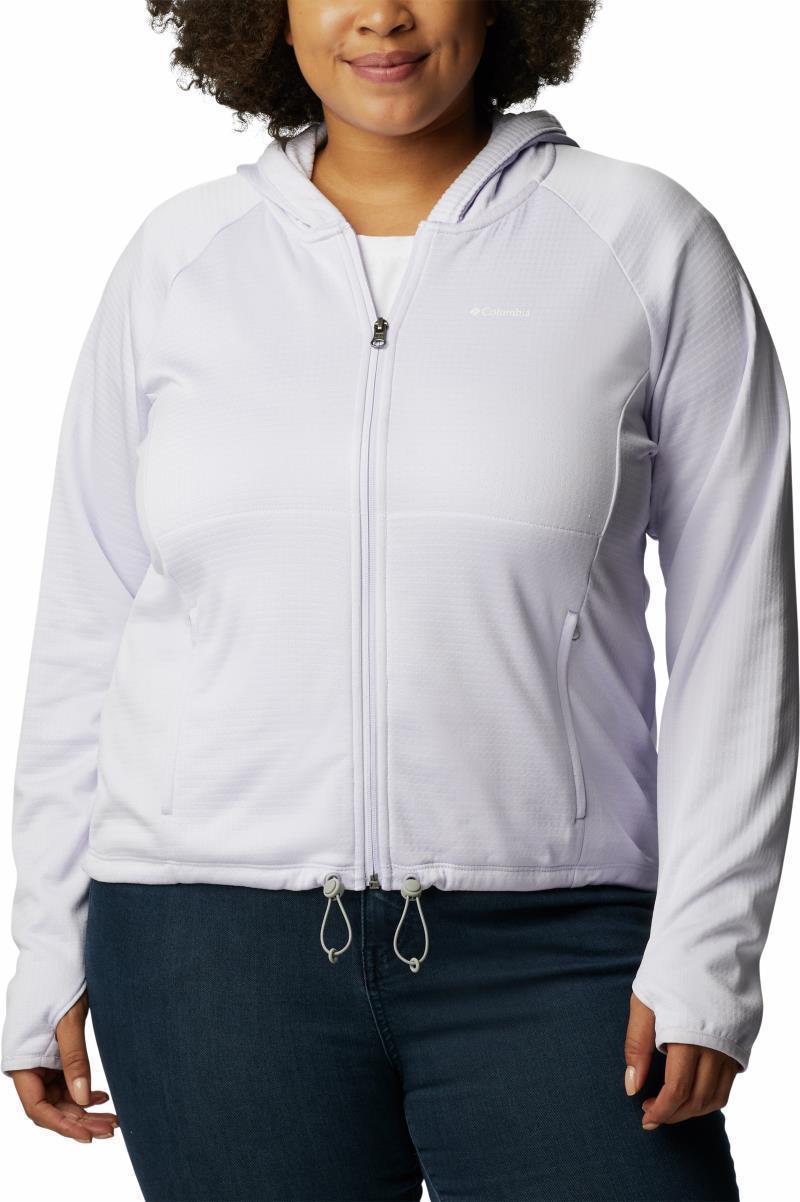 Boundless Trek Grid Fleece - Plus - Womens - Purple Tint Heather 1