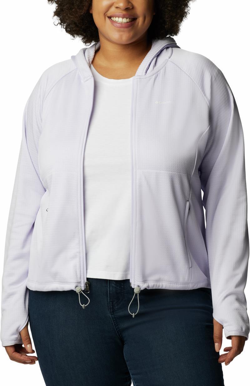 Boundless Trek Grid Fleece - Plus - Womens - Purple Tint Heather 3