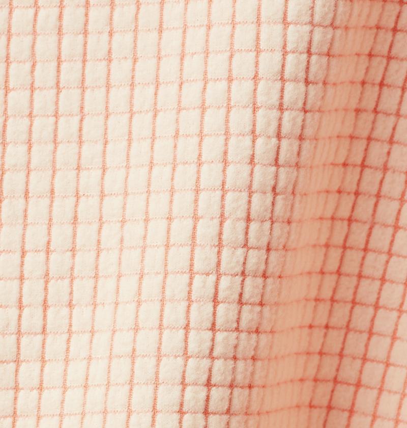 Boundless Trek Grid Fleece - Plus - Womens - Summer Peach Heather / Peach Blossom 3