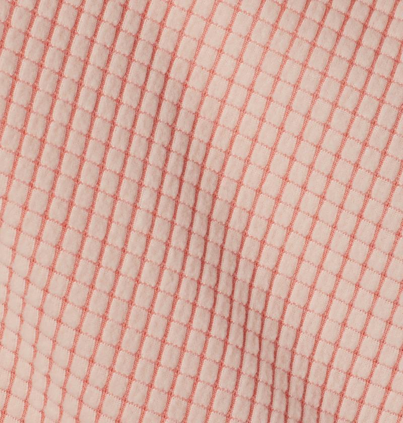 Boundless Trek Grid Fleece - Womens - Summer Peach Heather / Peach Blossom 5
