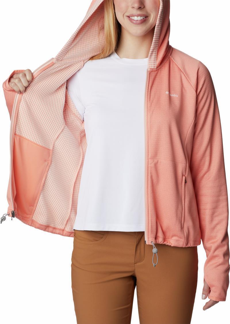 Boundless Trek Grid Fleece - Womens - Summer Peach Heather / Peach Blossom 6