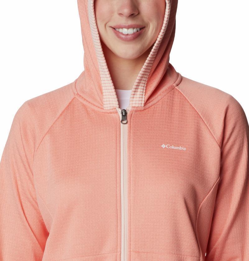 Boundless Trek Grid Fleece - Womens - Summer Peach Heather / Peach Blossom 7