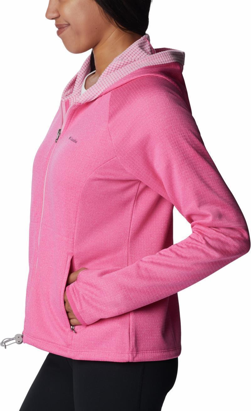 Boundless Trek Grid Fleece - Womens - Wild Geranium Heather / Wild Rose 8