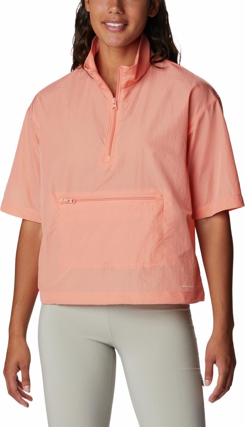 Boundless Trek Half Zip Pull Over - Womens - Summer Peach 1
