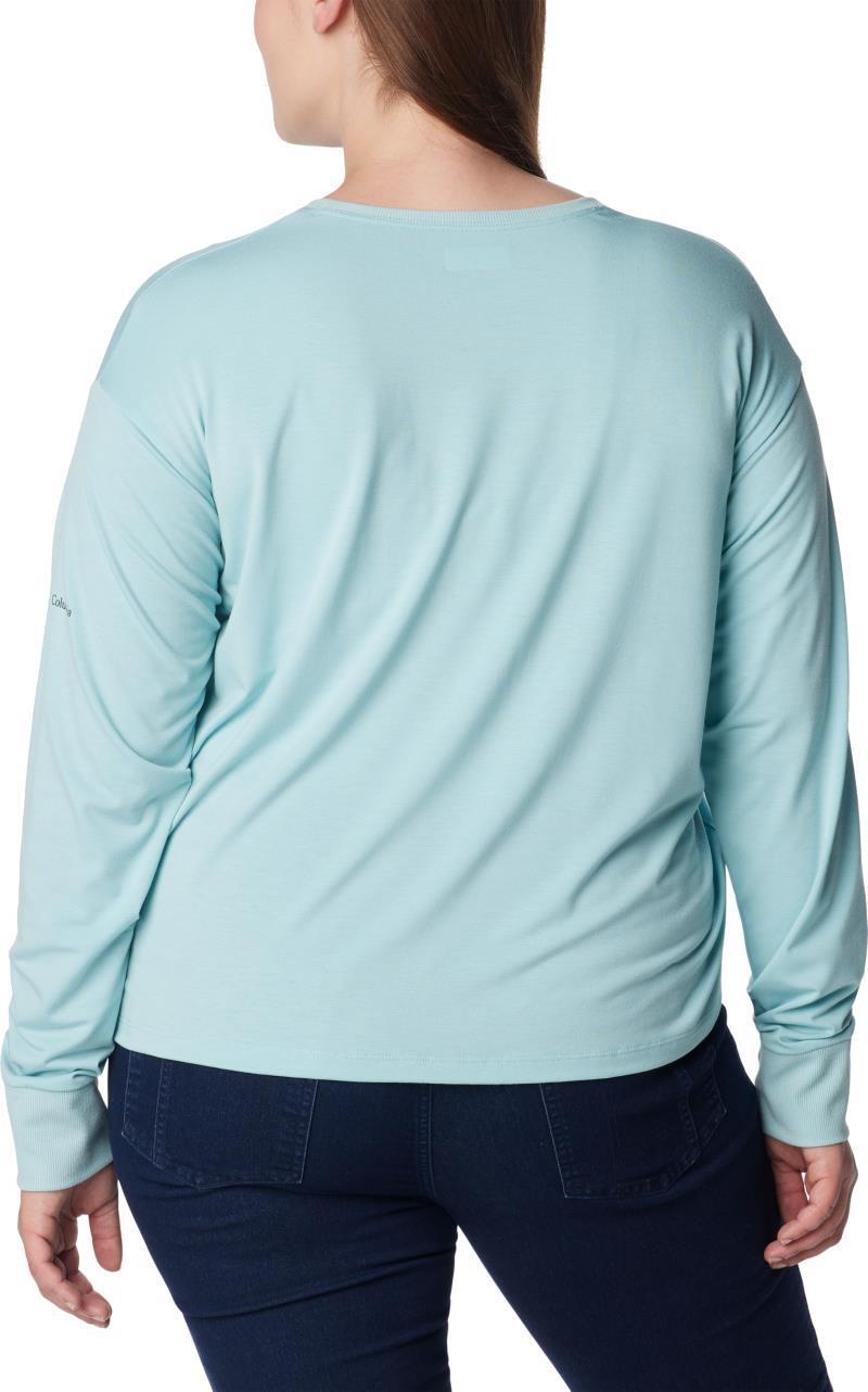 Boundless Trek LS Shirt - Plus - Womens - Aqua Haze 2