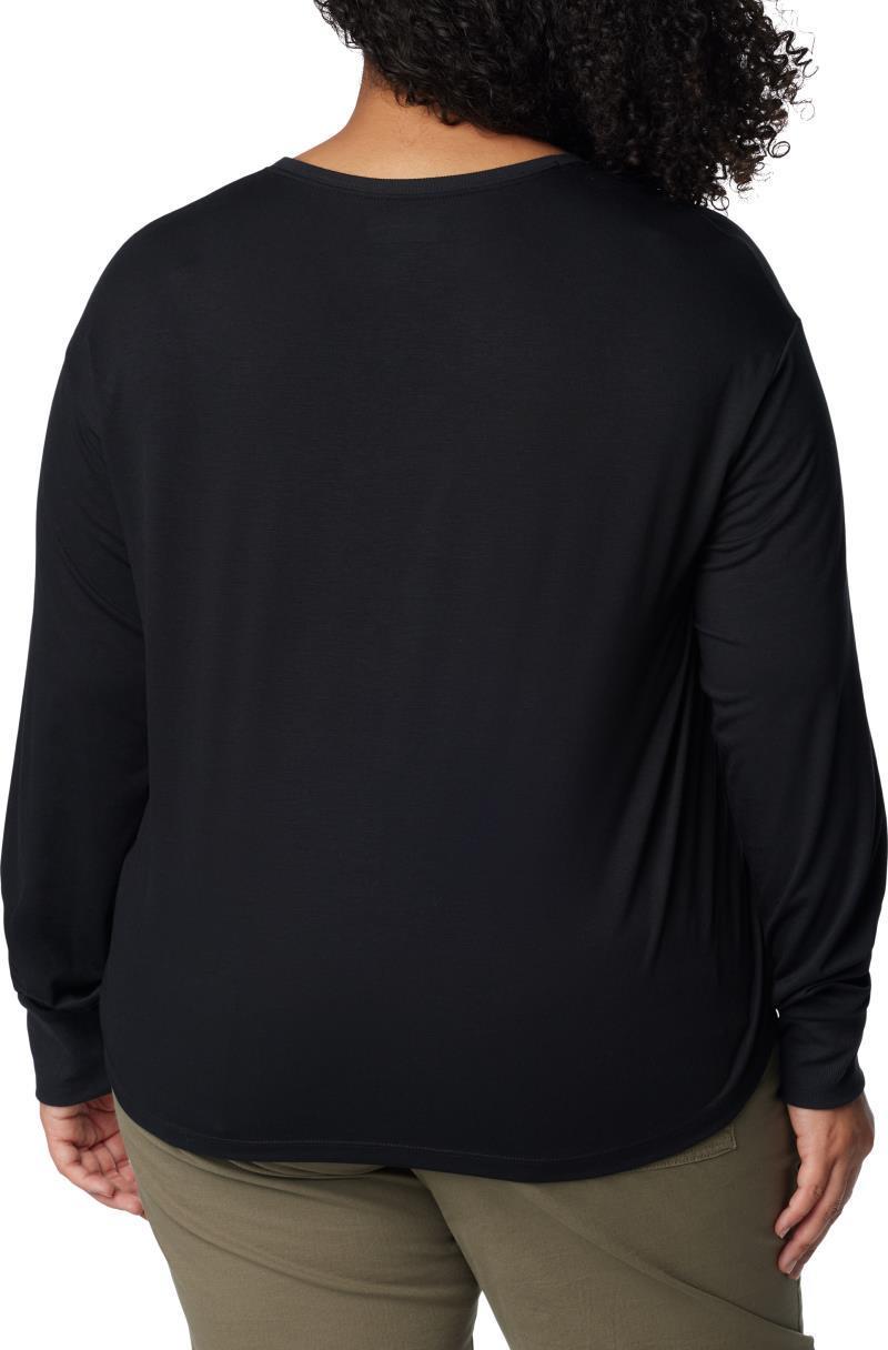 Boundless Trek LS Shirt - Plus - Womens - Black 2