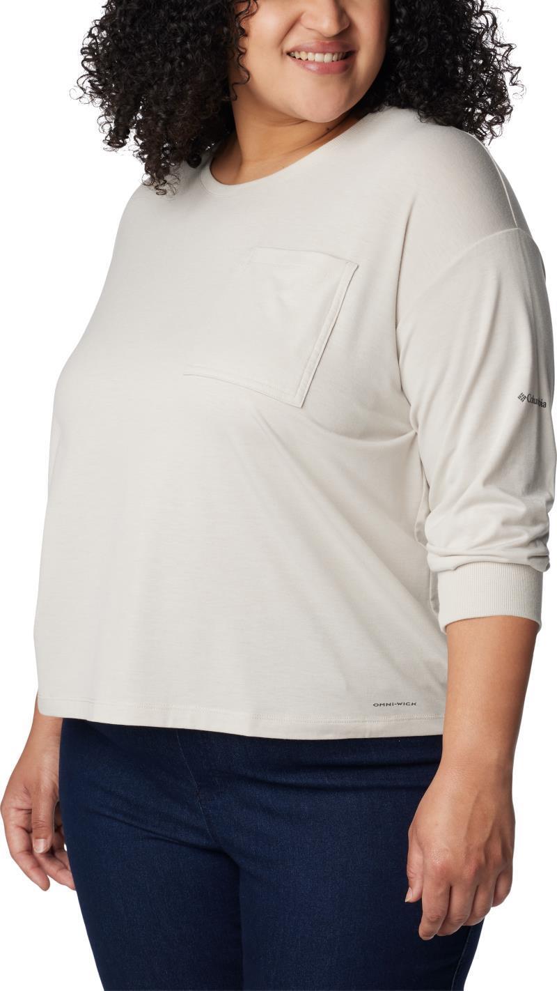 Boundless Trek LS Shirt - Plus - Womens - Dark Stone 3
